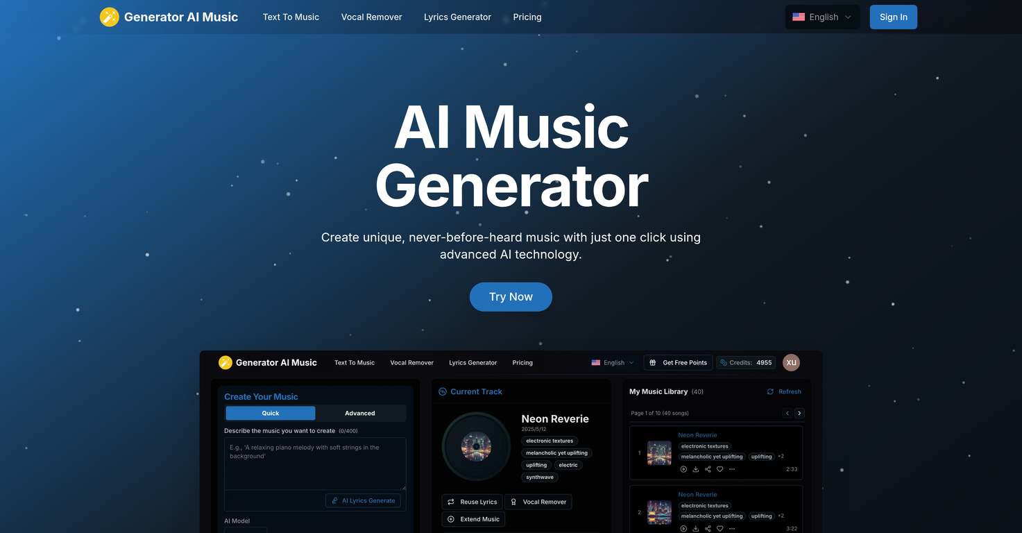 Generator AI Music image