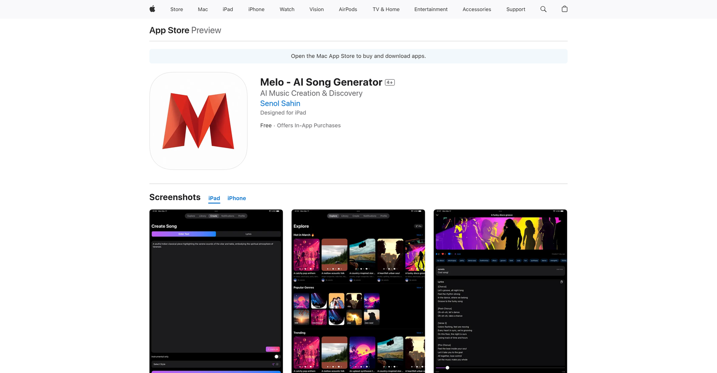Melo - AI Song Generator image