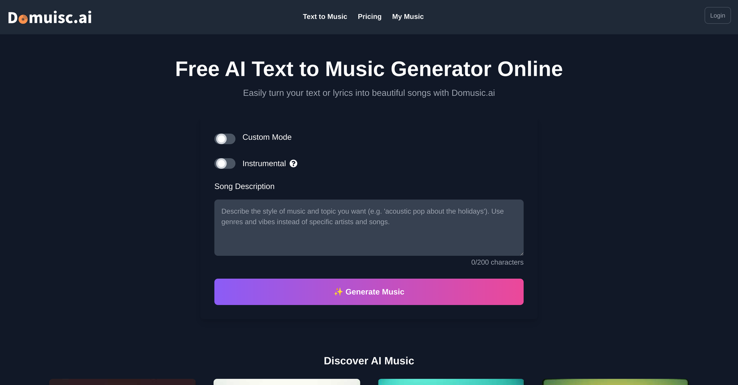 Domusic.ai image