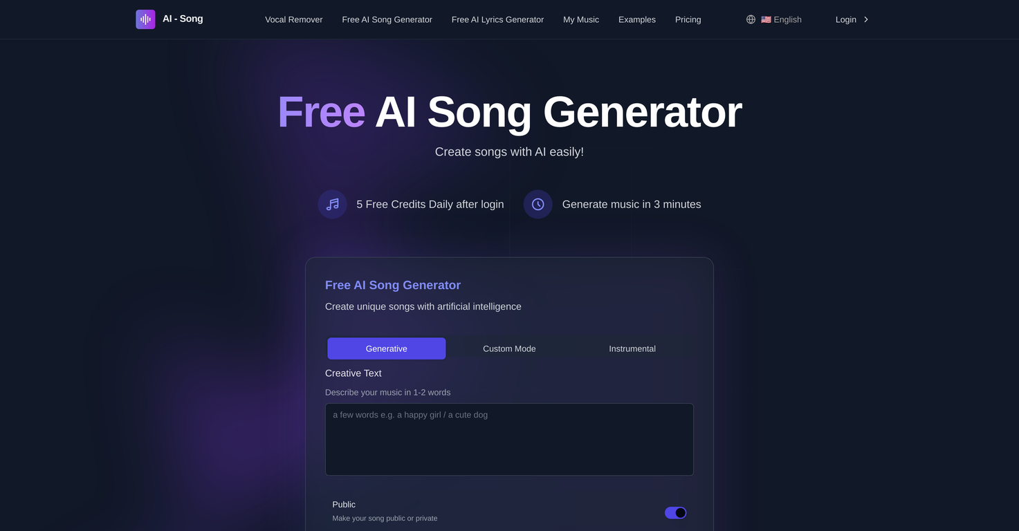 AI Song Generator image