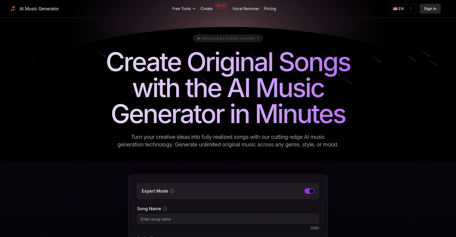 AI Music Generator image