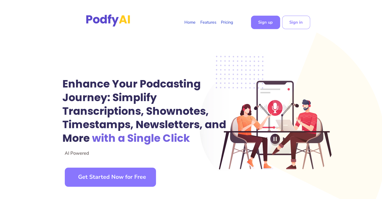 Podfy AI image