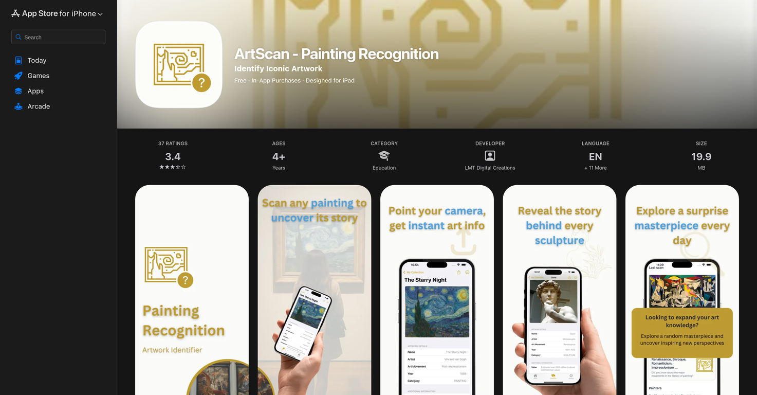 ArtScan - Painting Recognition image