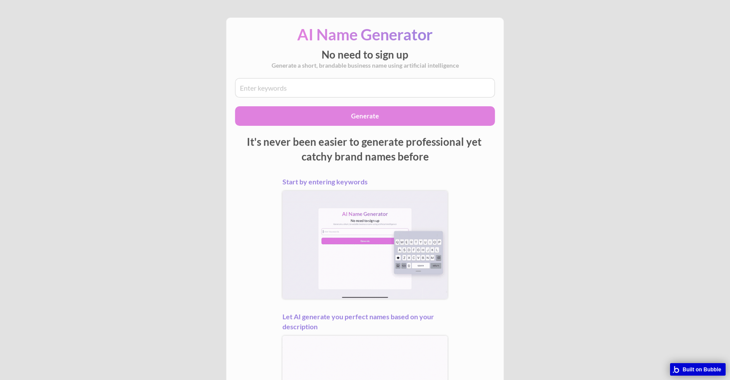 AI Name Generator image